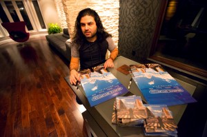 Shant signing Solipsistic posters