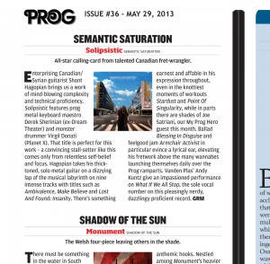Prog Magazine #36 - Semantic Saturation Review